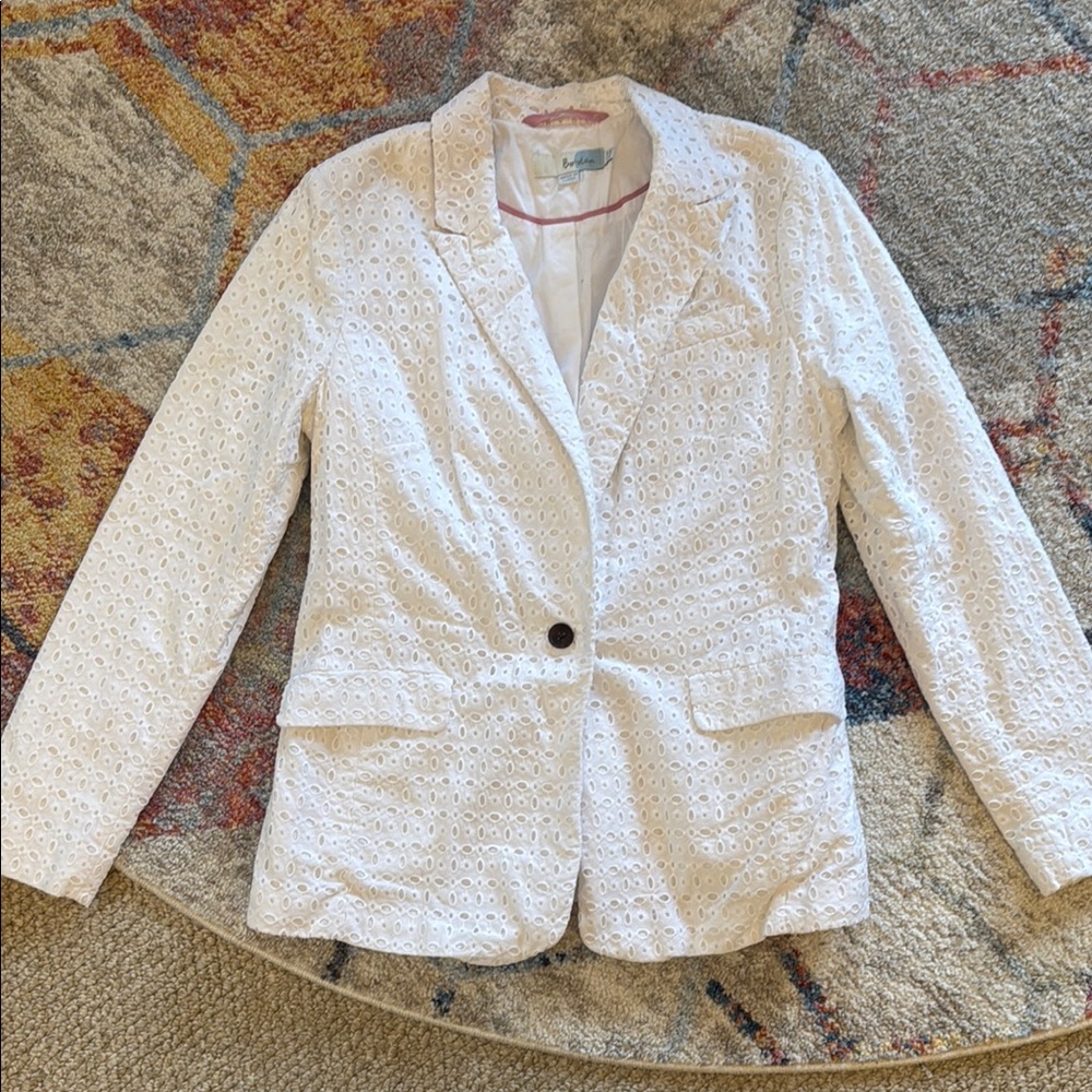 Boden Eyelet Blazer